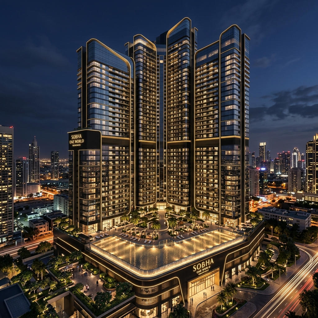 Sobha One World flagship project master layout overview Hoskote Bangalore